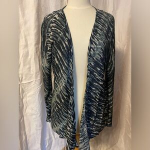 NIC + ZOE lightweight ‘zebra’ print cardigan